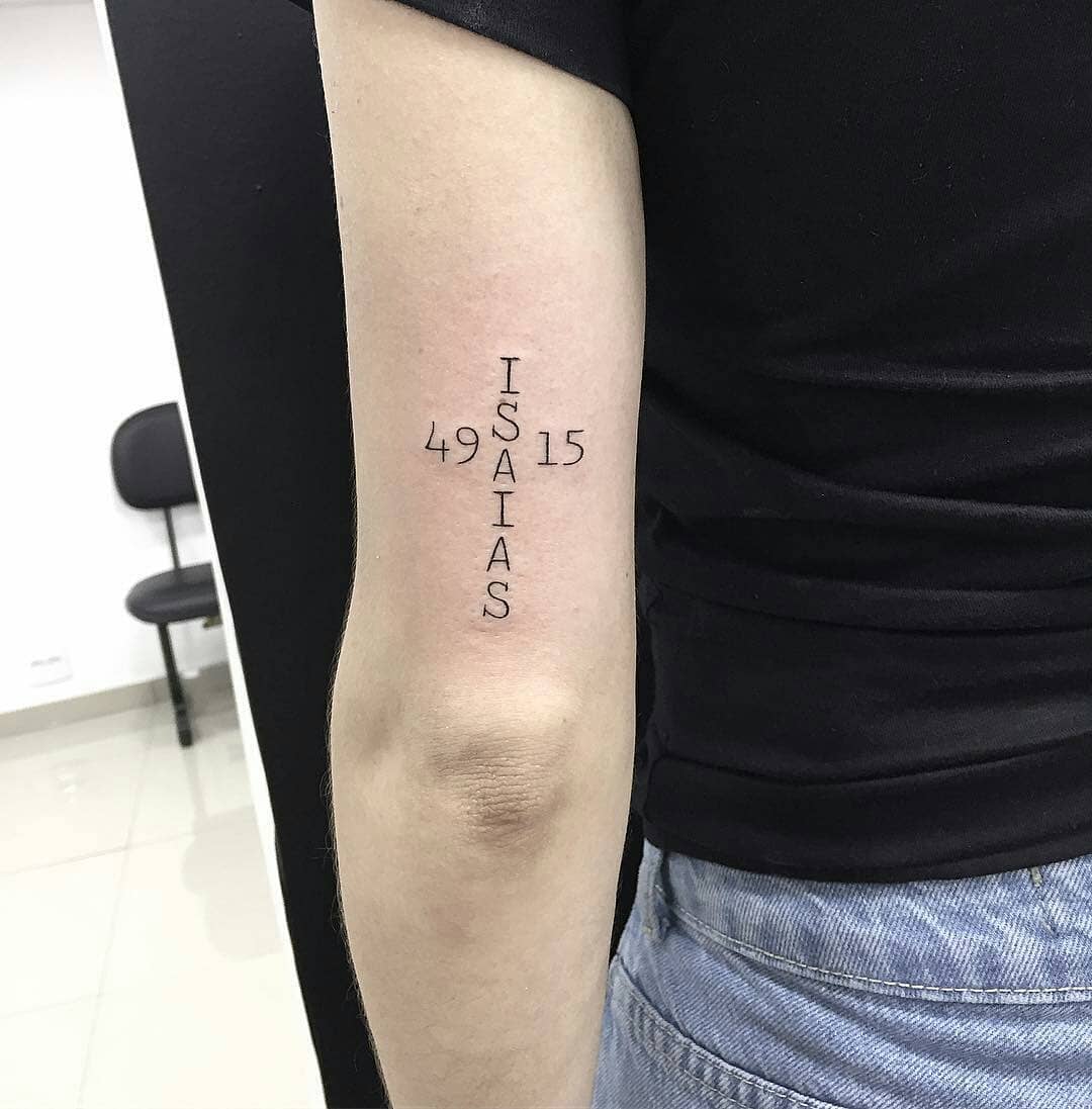 某洗车行老板广小姐大臂数字纹身图案
