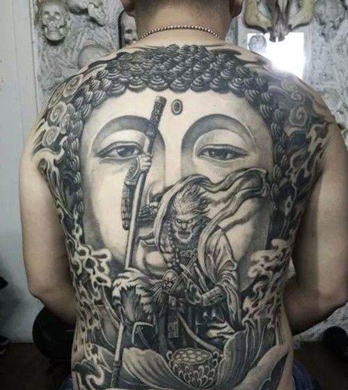 斗战胜佛纹身搭配什么图案好看?